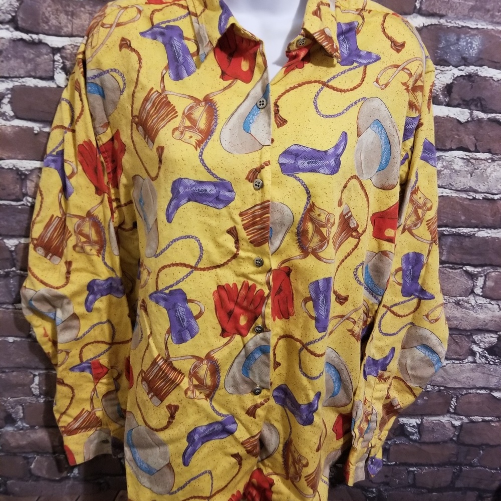 DOCKERS BUTTON DOWN WOMEN BLOUSE